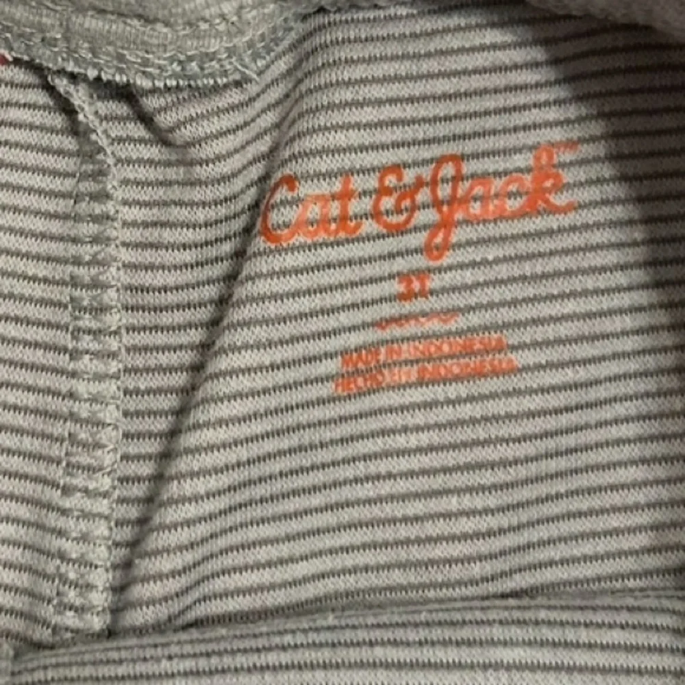 Cat & Jack Toddler Jogger Sweatpants Size 3T Light Gray Elastic Waist